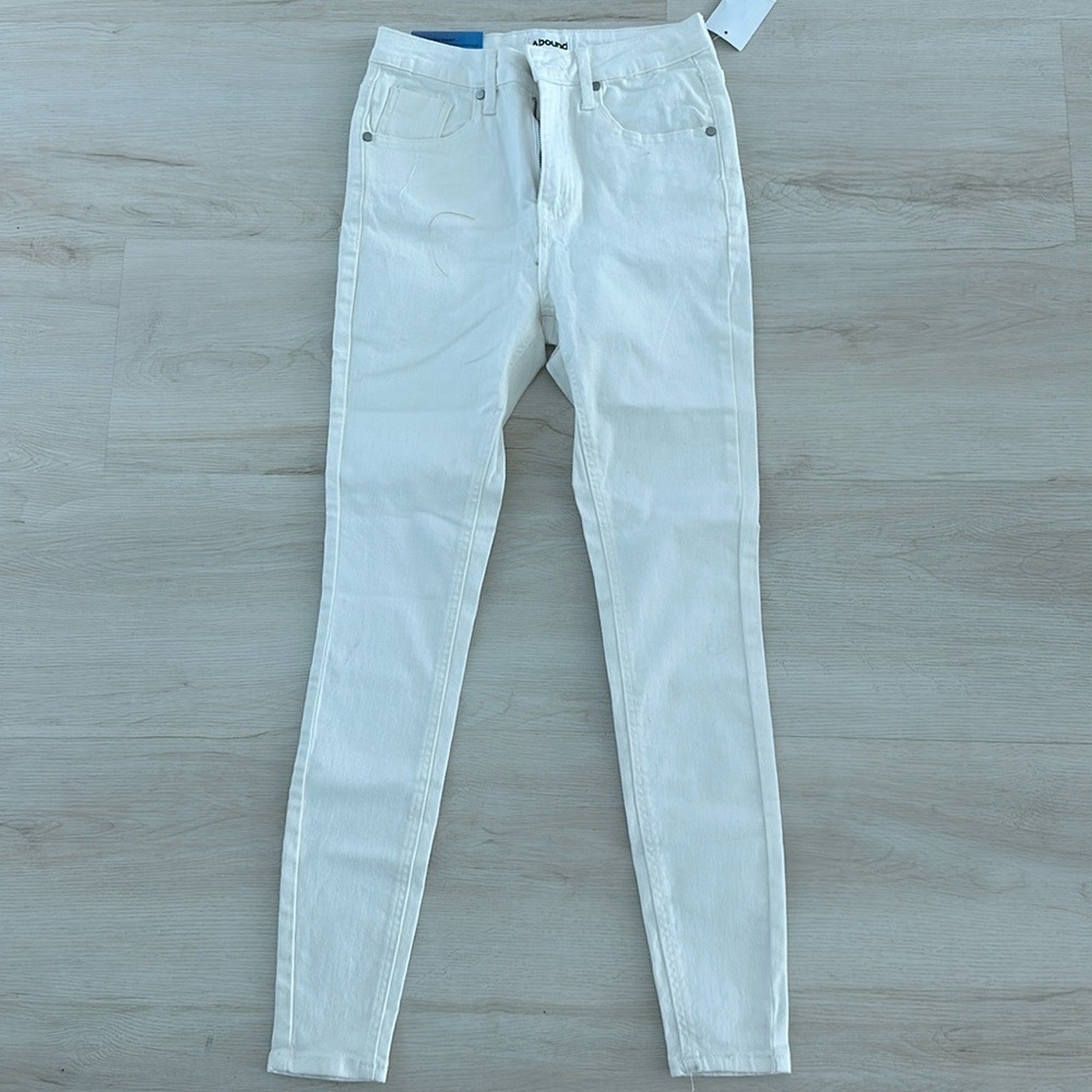 High rise skinny pants